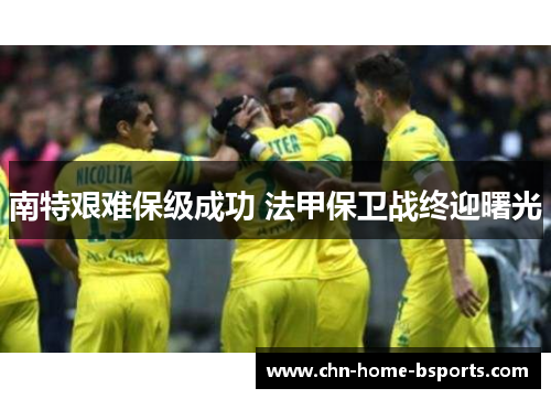 南特艰难保级成功 法甲保卫战终迎曙光